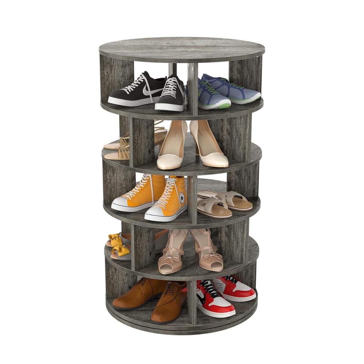 Zapatera Giratoria Moderno 360 Multifuncional Organizador 25 Pares